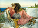 Amaryllis - John William Godward reproduction oil painting