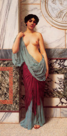 At the Thermae 1909 - John William Godward