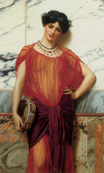 Drusilla 1906 - John William Godward reproduction oil painting