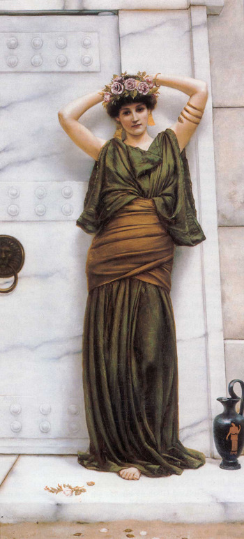 Ianthe 1889 - John William Godward reproduction oil painting