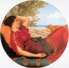 In Realms Of Fancy 1911 - John William Godward reproduction oil painting