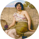 Seller Violets - John William Godward reproduction oil painting