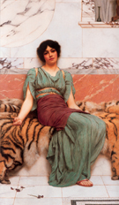 Sweet Dreams - John William Godward reproduction oil painting