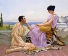 Youth and Time 1901 - John William Godward reproduction oil painting