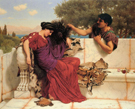 The Old Old Story - John William Godward