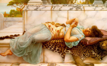 The Betrothed Goddard - John William Godward reproduction oil painting