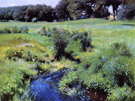 The Pool Medfield 1889 - Dennis Miller Bunker reproduction oil painting