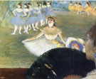 Dancer with Bouquet of Flowers c 1877 - Edgar Degas reproduction oil painting