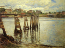 Jetty at Low Tide Aka The Water Pier 1901 - Joseph de Camp