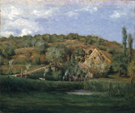 A French Homestead 1878 - Julian Alden Weir reproduction oil painting