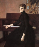 At The Piano - Julian Alden Weir