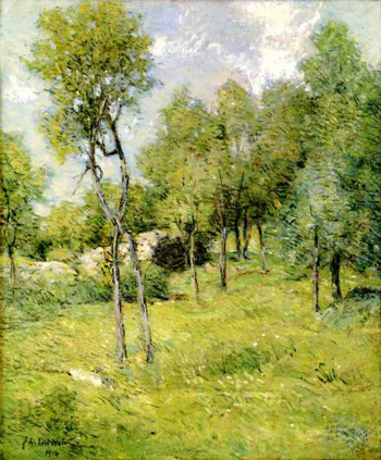 Midsummer Landscape - Julian Alden Weir reproduction oil painting