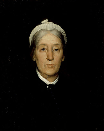 Portrait of Mrs Robert Walter Weir 1885 - Julian Alden Weir reproduction oil painting