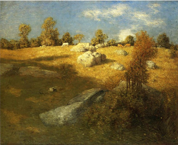 Upland Pasture - Julian Alden Weir reproduction oil painting