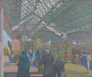 Leeds Market c1913 - Harold Gilman