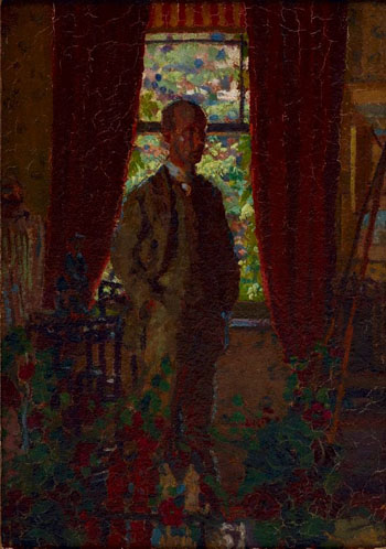 Self Portrait c1908 - Harold Gilman reproduction oil painting