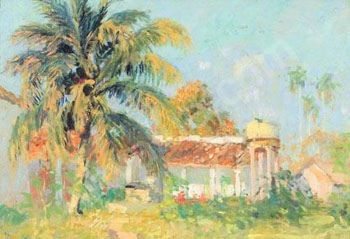 Casa Villa 1915 - William Henry Clapp reproduction oil painting