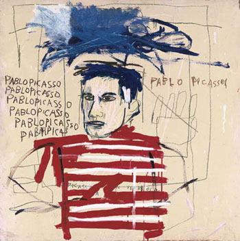 Untitled Picasso - Jean-Michel-Basquiat reproduction oil painting