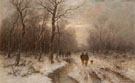 Winter Hunting - Desire Thomassin reproduction oil painting