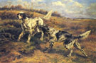 English Setters on the Scent - Edmund Henry Osthaus reproduction oil painting