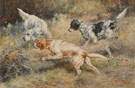 Three Dogs in the Hunt - Edmund Henry Osthaus