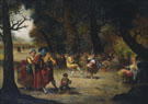 The Country Dance - Eugenio Lucas Villamil reproduction oil painting