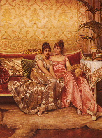 Confidences - Frederic Soulacroix reproduction oil painting