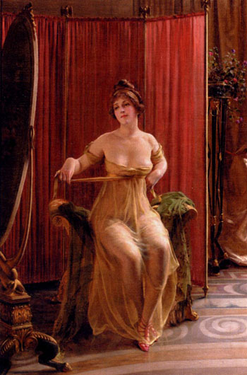 In The Dressing Room - Frederic Soulacroix reproduction oil painting