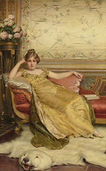 Resting - Frederic Soulacroix reproduction oil painting