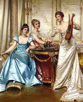 The Charming Performance - Frederic Soulacroix reproduction oil painting