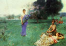 Fleur de Luce - Henry Siddons Mowbray reproduction oil painting