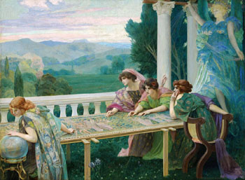 Le Destin 1896 - Henry Siddons Mowbray reproduction oil painting