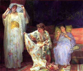 The Harem - Henry Siddons Mowbray reproduction oil painting