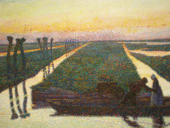 Broek in Waterland 1889 - Jan Toorop reproduction oil painting