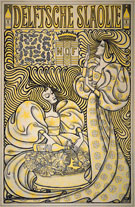 Delftsche Slaolie 1894 - Jan Toorop reproduction oil painting