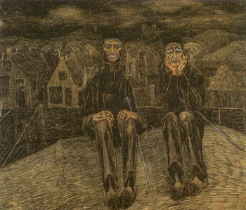 Les Calvinistes de Catwijck 1891 - Jan Toorop reproduction oil painting