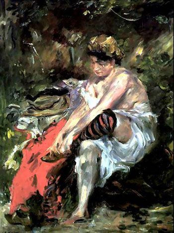 After The Bath - Lovis Corinth reproduction oil painting