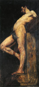 Crucified Thief 1883 - Lovis Corinth
