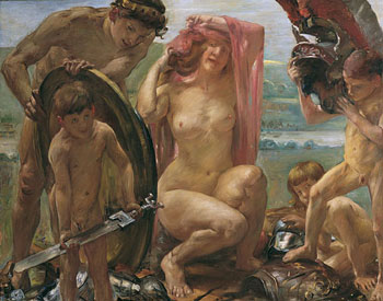 Die Waffen des Mars 1910 - Lovis Corinth reproduction oil painting