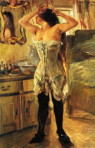 In a Corset 1910 - Lovis Corinth