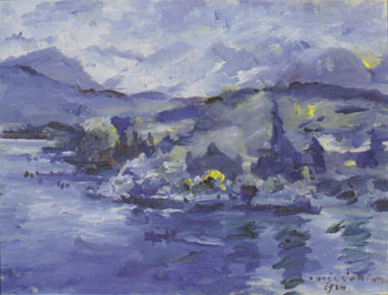 Lake Lucerne in the Afternoon 1924 - Lovis Corinth reproduction oil painting
