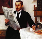 Portrait of The Painter Benno Becker 1892 - Lovis Corinth