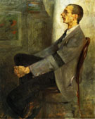 Portrait of The Painter Walter Leistilow 1893 - Lovis Corinth