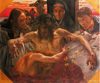 The Deposition 1895 - Lovis Corinth reproduction oil painting
