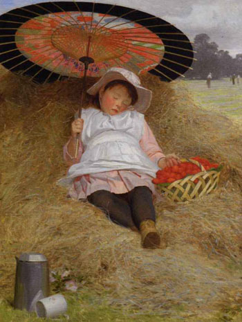 In the Hayfield - Jessica Hayllar reproduction oil painting