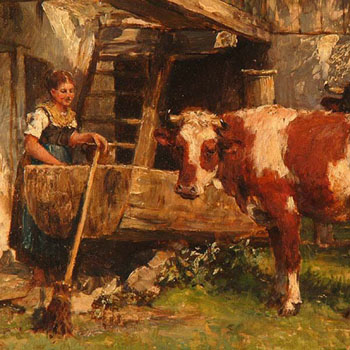 Country Scene - Karl Stuhlmuller reproduction oil painting