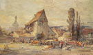 The Cattle Market In Dachau - Karl Stuhlmuller