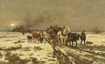 Weary Travele - Karl Stuhlmuller reproduction oil painting