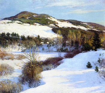 Cornish Hills 1911 - Willard Leroy Metcalfe reproduction oil painting