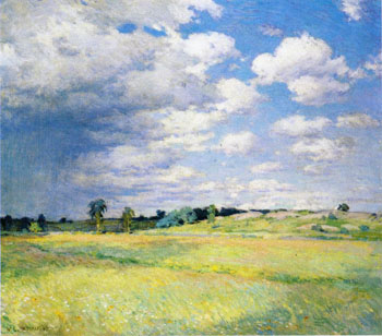 Flying Shadows A 1905 - Willard Leroy Metcalfe reproduction oil painting